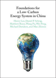 Image of Book Cover for "Foundations for a Low Carbon Energy System in China